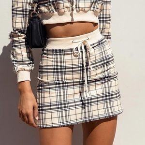 Plaid Checkered Skirt | Paris Set | NWT